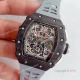 KV Factory Richard Mille RM011 Carbon Case Grey Rubber Band Mens Watch Best Replica (2)_th.jpg